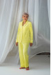 Желтый костюм кант на пуговицах — 907438. Maritel Желтый костюм кант на пуговицах — 907438. Maritel