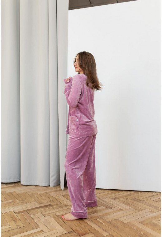 Лила костюм кант на пуговицах — 906484. Maritel. Изображенние 2 Лила костюм кант на пуговицах — 906484. Maritel. Изображенние 2