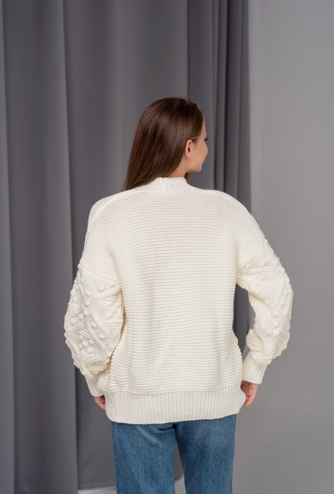 Молочний Кардиган — 422783. Maritel. Зображення 1 Молочний Кардиган — 422783. Maritel. Зображення 1