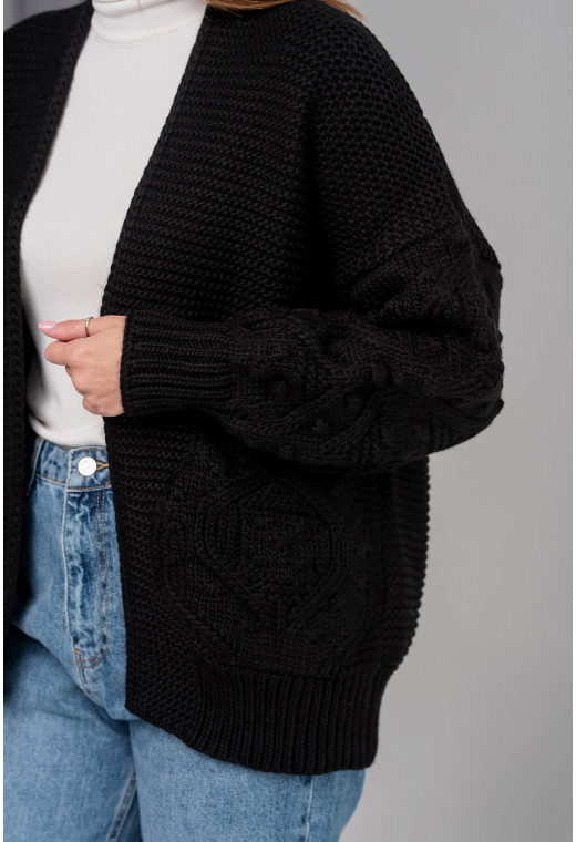 Чорний кардиган — 119484. Maritel. Зображення 1 Чорний кардиган — 119484. Maritel. Зображення 1