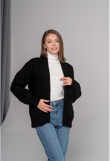 Чорний кардиган. Maritel. Зображення 11