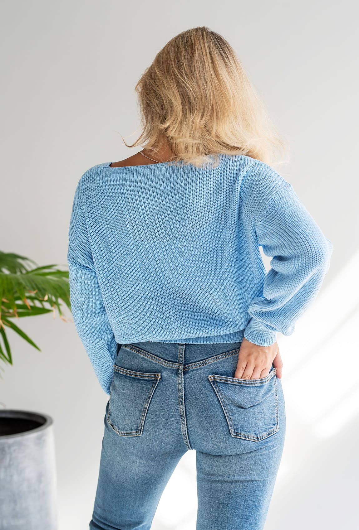 Блакитний кардиган вкорочений — 682467. Maritel. Зображення 2 Блакитний кардиган вкорочений — 682467. Maritel. Зображення 2