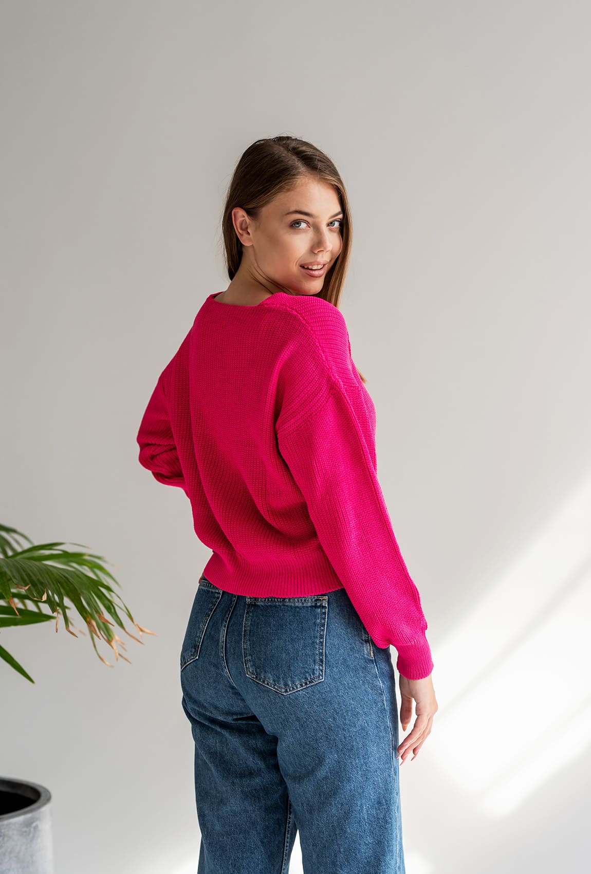 Малиновий кардиган вкорочений — 848814. Maritel. Зображення 1 Малиновий кардиган вкорочений — 848814. Maritel. Зображення 1