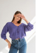 Фіолетовий кардиган вкорочений — 213679. Maritel. Зображення 1 Фіолетовий кардиган вкорочений — 213679. Maritel. Зображення 1