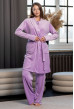 Лавандовый велюровый халат — 865064. Maritel Лавандовый велюровый халат — 865064. Maritel