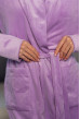 Лавандовый велюровый халат — 865064. Maritel. Изображенние 3 Лавандовый велюровый халат — 865064. Maritel. Изображенние 3