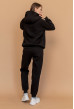 Черный костюм худи футер с довязом — 423175. Maritel. Изображенние 4 Черный костюм худи футер с довязом — 423175. Maritel. Изображенние 4