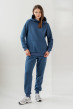 Темно-синий костюм худи футер с довязью — 265162. Maritel Темно-синий костюм худи футер с довязью — 265162. Maritel