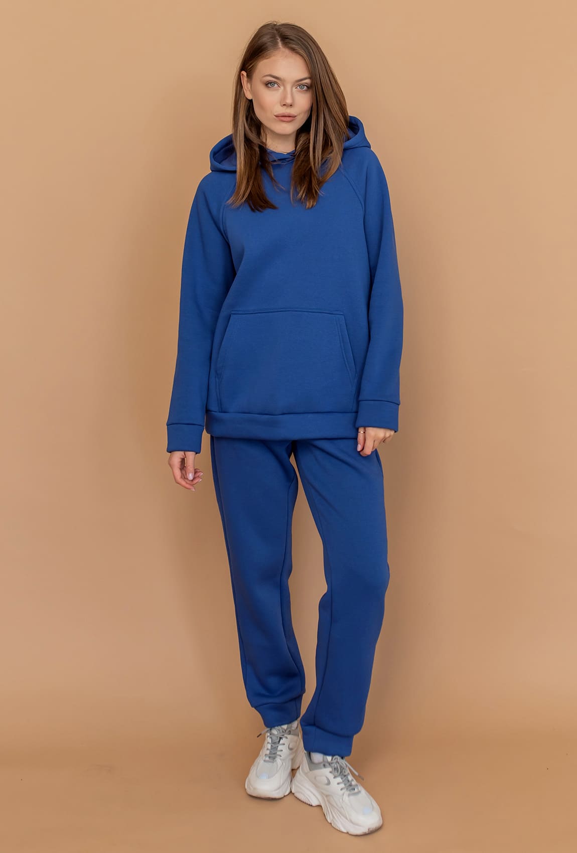 Костюм худи футер с довязом электрик — 557450. Maritel Костюм худи футер с довязом электрик — 557450. Maritel