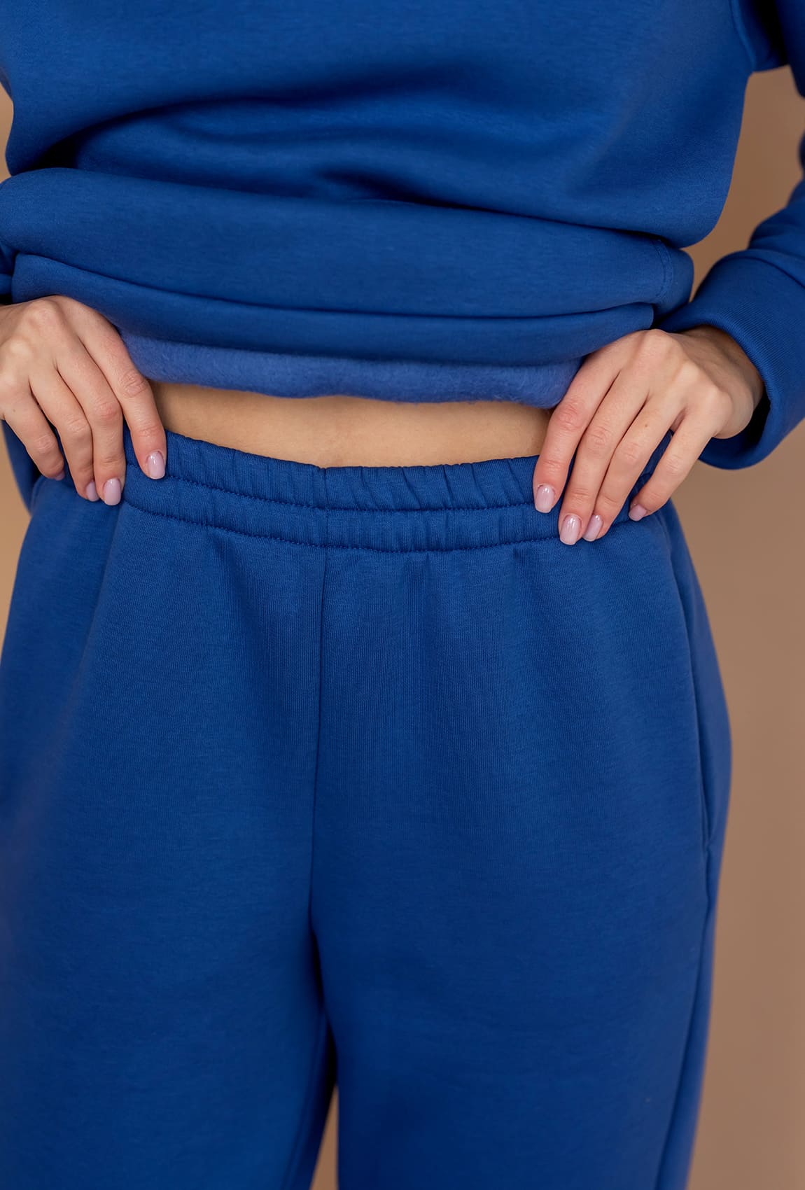 Костюм худи футер с довязом электрик — 557450. Maritel. Изображенние 3 Костюм худи футер с довязом электрик — 557450. Maritel. Изображенние 3