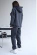 Серый костюм худи футер с довязью — 446049. Maritel. Изображенние 2 Серый костюм худи футер с довязью — 446049. Maritel. Изображенние 2