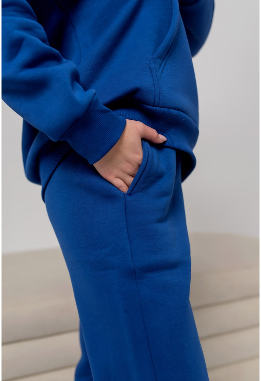 Костюм худи футер с довязью закрытый капюшон электрик — 942095. Maritel. Изображенние 3 Костюм худи футер с довязью закрытый капюшон электрик — 942095. Maritel. Изображенние 3