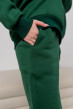 Смарагдовий костюм худі футер з довязом закритий капюшон — 200650. Maritel. Зображення 3 Смарагдовий костюм худі футер з довязом закритий капюшон — 200650. Maritel. Зображення 3