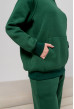 Смарагдовий костюм худі футер з довязом закритий капюшон — 200650. Maritel. Зображення 4 Смарагдовий костюм худі футер з довязом закритий капюшон — 200650. Maritel. Зображення 4