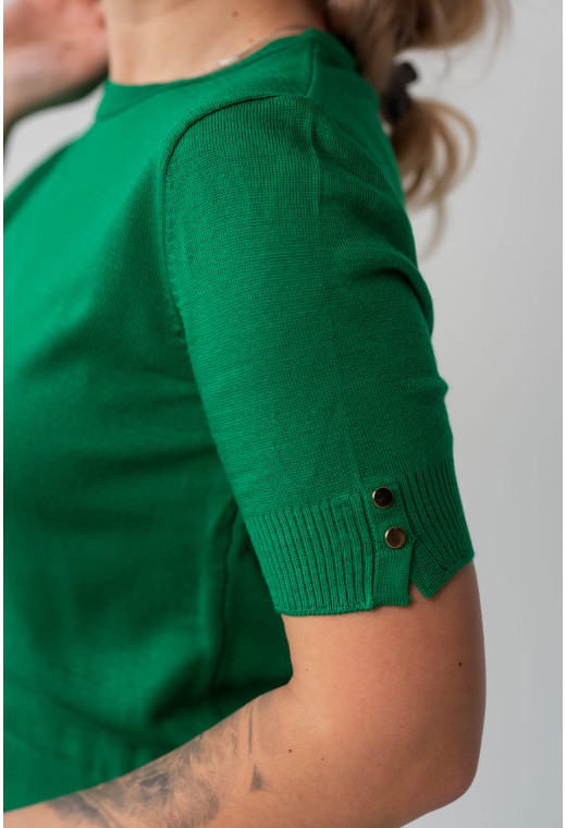 Зелена футболка в`язка — 584606. Maritel. Зображення 2 Зелена футболка в`язка — 584606. Maritel. Зображення 2