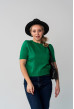 Зелена футболка в`язка — 584606. Maritel Зелена футболка в`язка — 584606. Maritel
