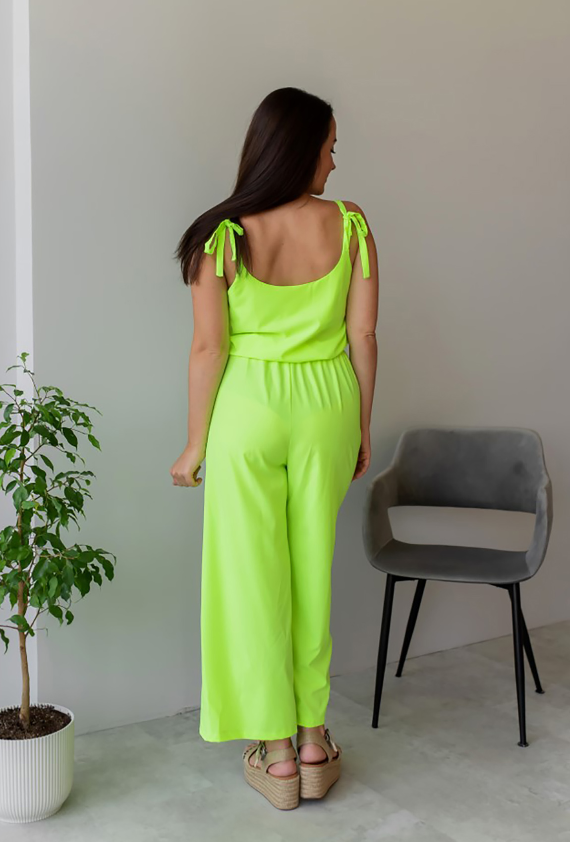 Комбінезон з кюлотами лайм —  144493. Maritel. Зображення 1