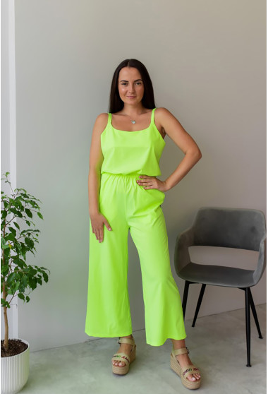 Комбинезон с кюлотами лайм. Maritel. Изображенние 10