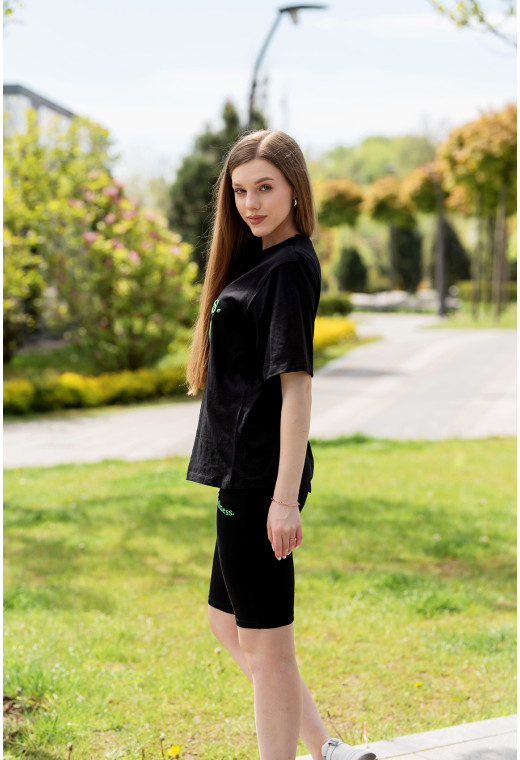 Чорний костюм з велосипедками Wellness — 506565. Maritel. Зображення 4 Чорний костюм з велосипедками Wellness — 506565. Maritel. Зображення 4