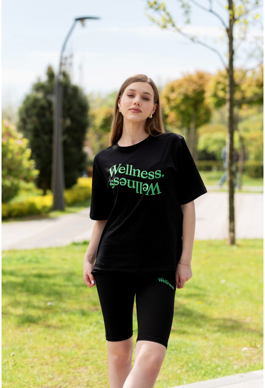 Чорний костюм з велосипедками Wellness — 506565. Maritel. Зображення 6 Чорний костюм з велосипедками Wellness — 506565. Maritel. Зображення 6