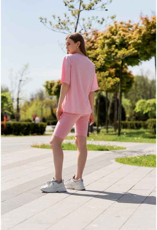 Рожевий костюм з велосипедками Wellness — 890255. Maritel. Зображення 3 Рожевий костюм з велосипедками Wellness — 890255. Maritel. Зображення 3