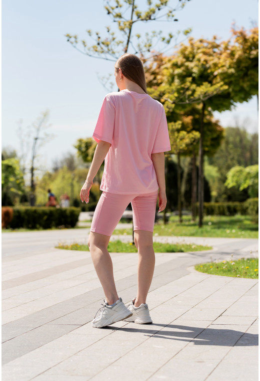 Рожевий костюм з велосипедками Wellness — 890255. Maritel. Зображення 4 Рожевий костюм з велосипедками Wellness — 890255. Maritel. Зображення 4