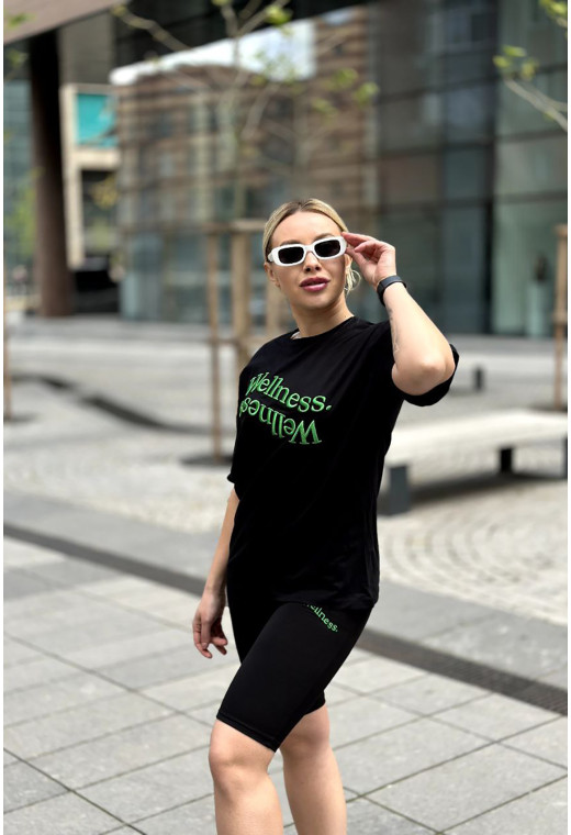 Чорний костюм з велосипедками Wellness — 506565. Maritel. Зображення 8 Чорний костюм з велосипедками Wellness — 506565. Maritel. Зображення 8