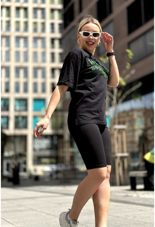 Чорний костюм з велосипедками Wellness — 506565. Maritel. Зображення 9 Чорний костюм з велосипедками Wellness — 506565. Maritel. Зображення 9