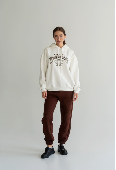 Біло-коричневий костюм Worst BehavioR. Maritel. Зображення 5