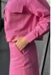 Рожевий бавовняний костюм з піджаком та спідницею —  374856. Maritel. Зображення 6 Рожевий бавовняний костюм з піджаком та спідницею —  374856. Maritel. Зображення 6