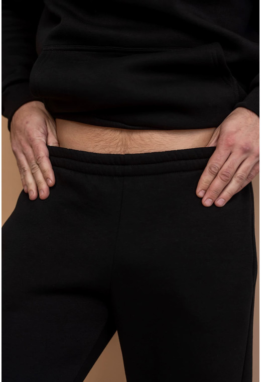 Чорний чоловічий спортивний костюм з худі — 188448. Maritel. Зображення 3 Чорний чоловічий спортивний костюм з худі — 188448. Maritel. Зображення 3