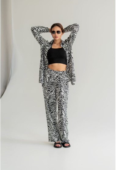 Молочний костюм в зебру. Maritel. Зображення 12