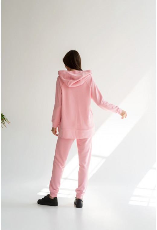 Розовый костюм худи петля — 557993. Maritel. Изображенние 1 Розовый костюм худи петля — 557993. Maritel. Изображенние 1