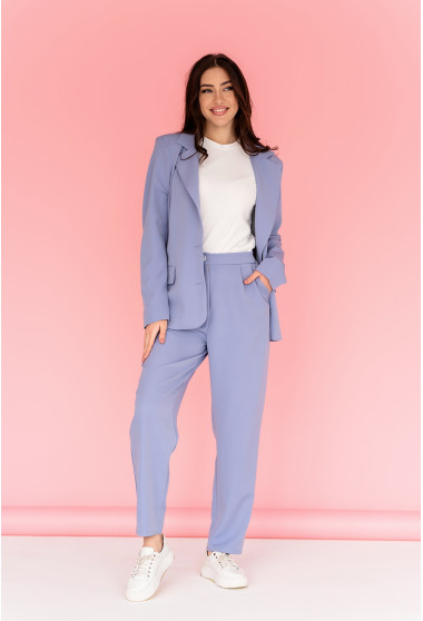 Лавандовий класичний брючний костюм . Maritel. Зображення 11