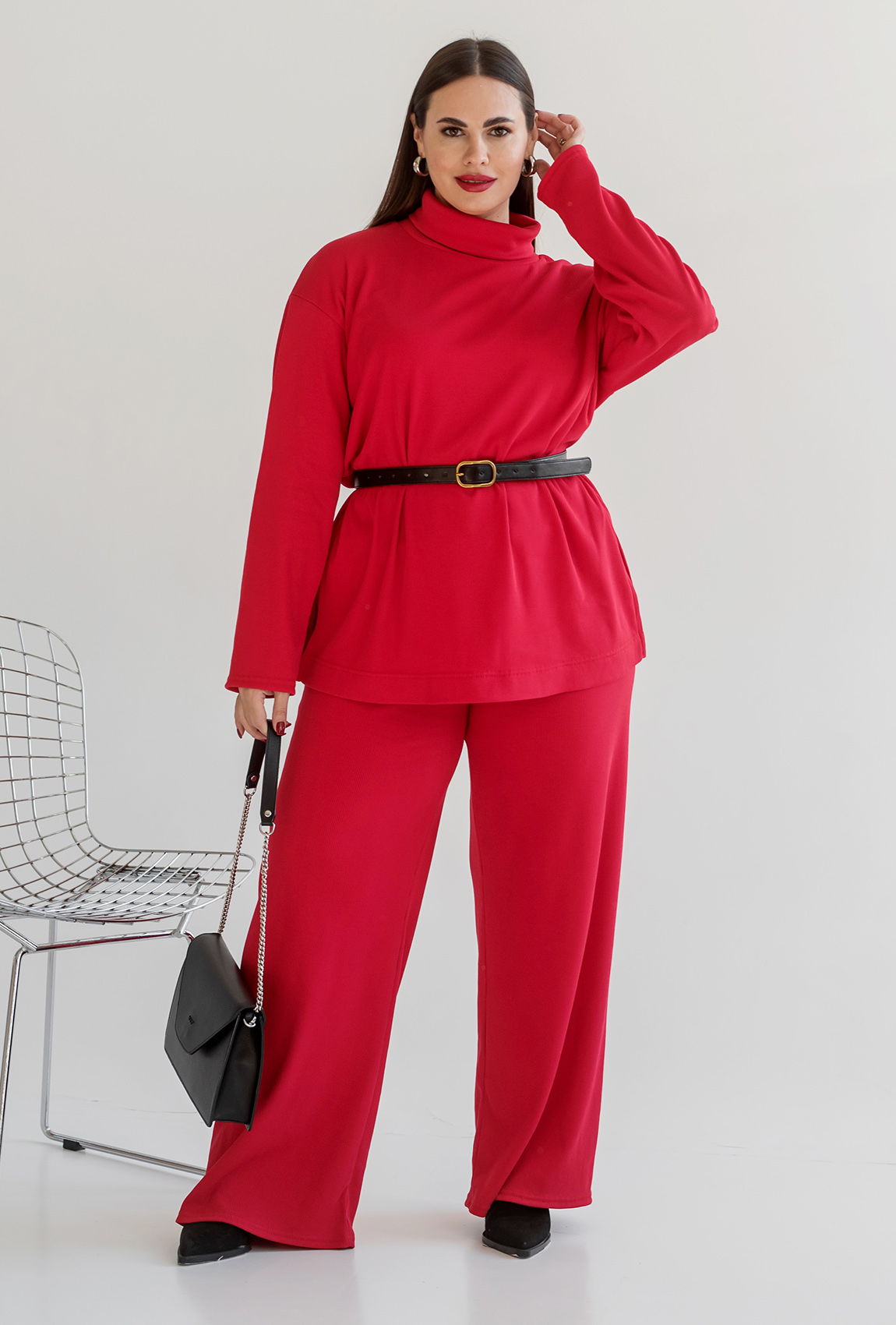 Красный костюм комфорт — 809126. Maritel Красный костюм комфорт — 809126. Maritel