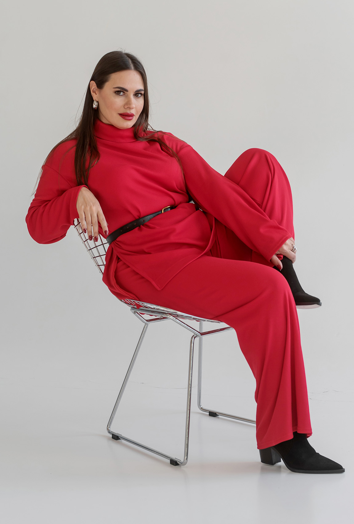 Красный костюм комфорт — 809126. Maritel. Изображенние 2 Красный костюм комфорт — 809126. Maritel. Изображенние 2