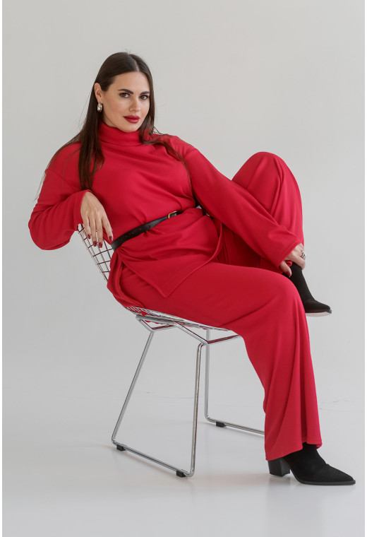 Красный костюм комфорт — 809126. Maritel. Изображенние 2 Красный костюм комфорт — 809126. Maritel. Изображенние 2