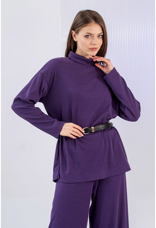 Фиолетовый костюм комфорт — 395082. Maritel. Изображенние 2 Фиолетовый костюм комфорт — 395082. Maritel. Изображенние 2