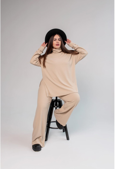 Костюм комфорт светло-бежевый. Maritel. Изображенние 5