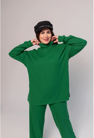 Зеленый костюм комфорт. Maritel. Изображенние 3