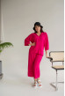 Малиновый льняной костюм с кюлотами — 611774. Maritel Малиновый льняной костюм с кюлотами — 611774. Maritel