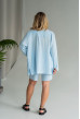 Блакитний костюм муслін із шортами — 256567. Maritel. Зображення 2 Блакитний костюм муслін із шортами — 256567. Maritel. Зображення 2