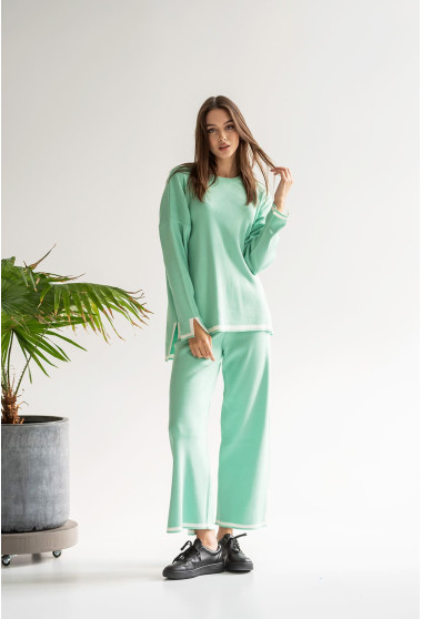 Костюм Maritel В'язаний з окантовкою Ментол . Maritel. Зображення 10