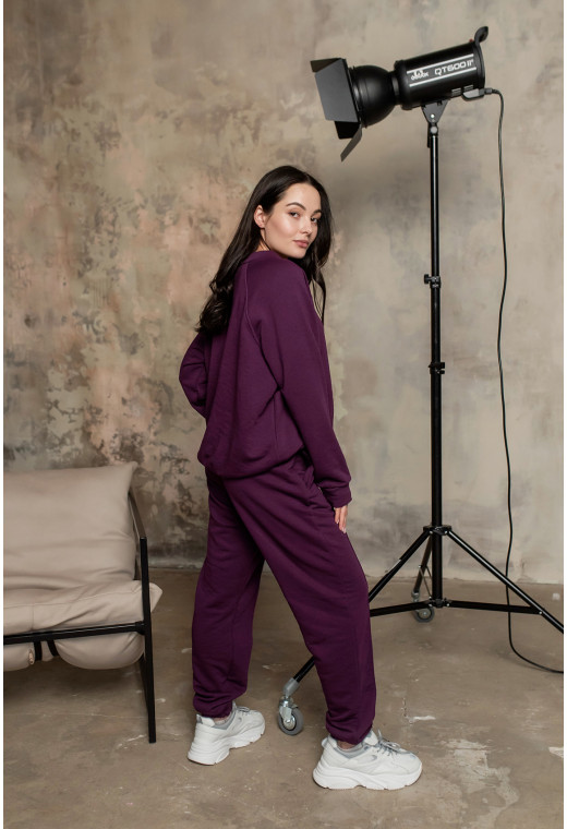 Фиолетовый спортивный костюм с отсрочкой — 312059. Maritel. Изображенние 1 Фиолетовый спортивный костюм с отсрочкой — 312059. Maritel. Изображенние 1