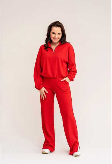 Червоний прогулянковий костюм. Maritel. Зображення 4