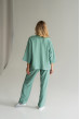 Ментоловый брючный костюм с летним жакетом — 606680. Maritel. Изображенние 2 Ментоловый брючный костюм с летним жакетом — 606680. Maritel. Изображенние 2