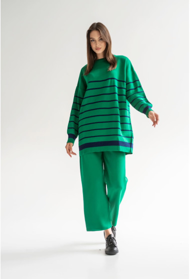 Зелений костюм з тунікою. Maritel. Зображення 3