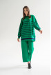 Зеленый костюм с туникой — 243842. Maritel Зеленый костюм с туникой — 243842. Maritel