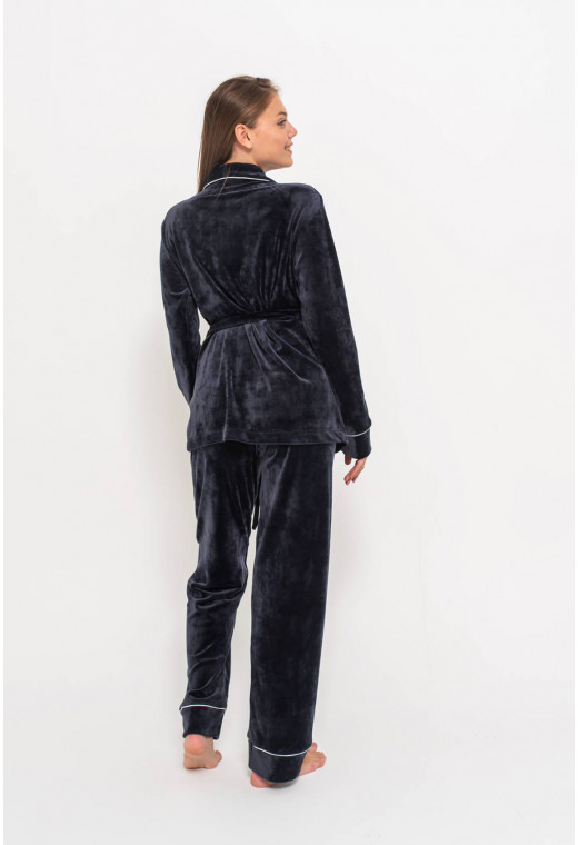 Сірий костюм з кишенею шаль — 496862. Maritel. Зображення 2 Сірий костюм з кишенею шаль — 496862. Maritel. Зображення 2