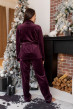 Інжирний велюровий костюм шаль з кишенями —  578230. Maritel. Зображення 1 Інжирний велюровий костюм шаль з кишенями —  578230. Maritel. Зображення 1